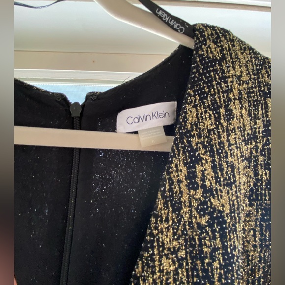 Calvin Klein gold sparkly dress - Picture 4 of 4